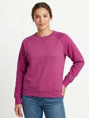Champion Authentic Athleticwear Crewneck Sweater PINK Size L NWT